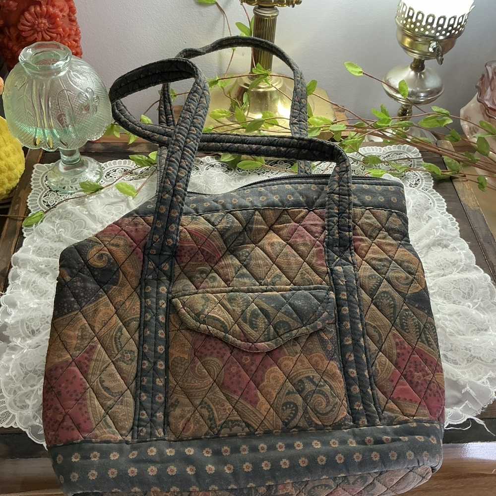 Patchwork Quilted Tote Bag